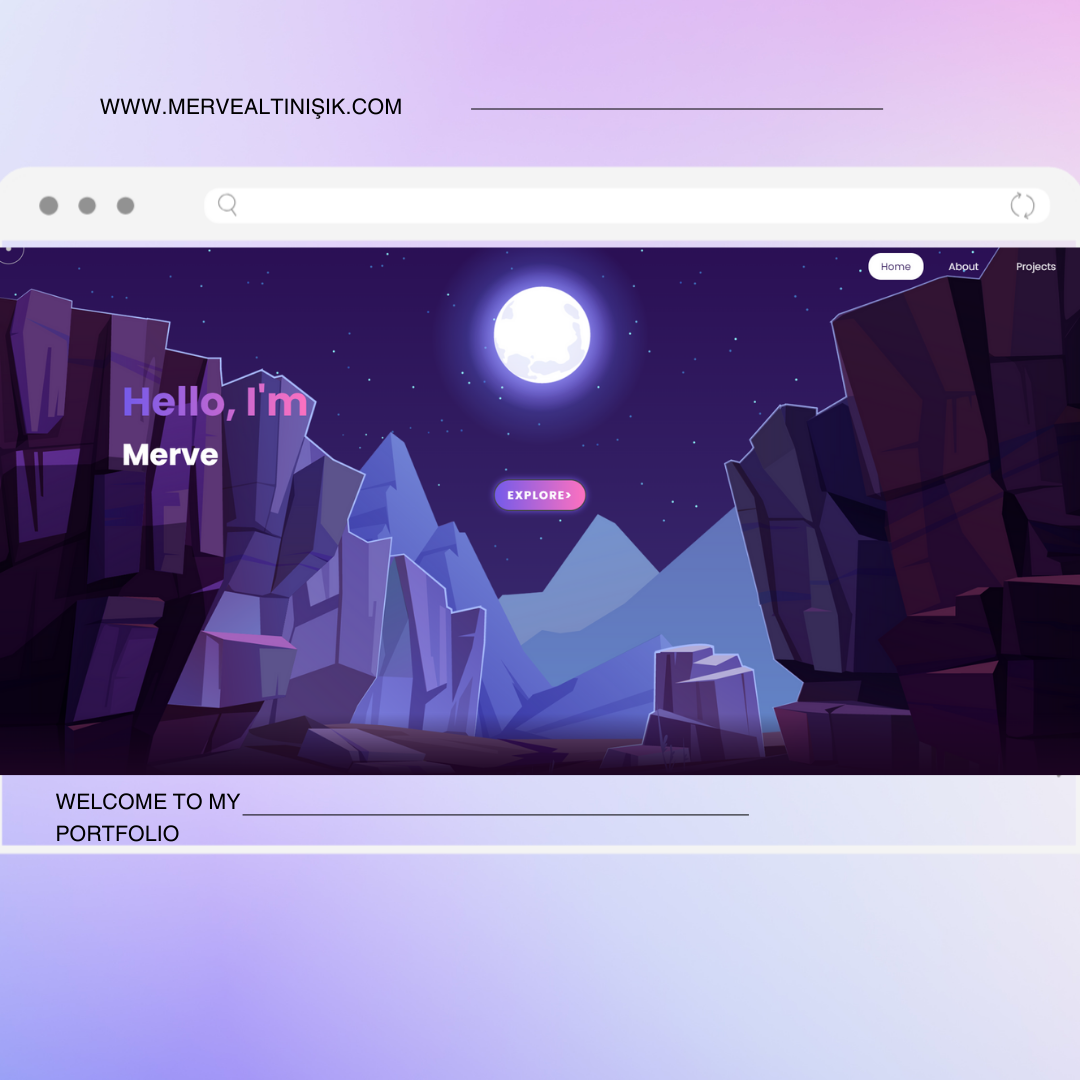 Screenshot of My Portfolio Website