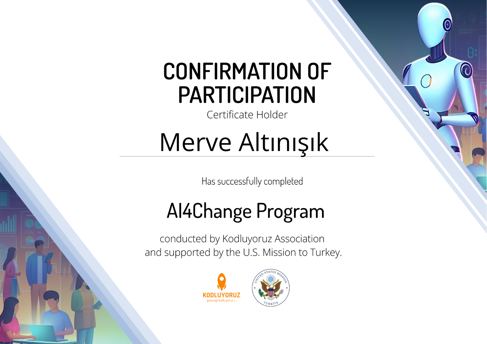 Screenshot of American Embassy Ankara - Kodluyoruz Project